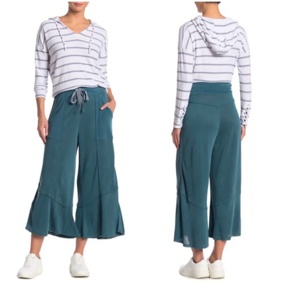 Free People Movement stride on wide leg crop pants - Picture 7 of 8